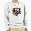 Love Football Sweatshirt - Trendy Graphic Men Women - T-Shirt, Sweatshirt, Hoodie