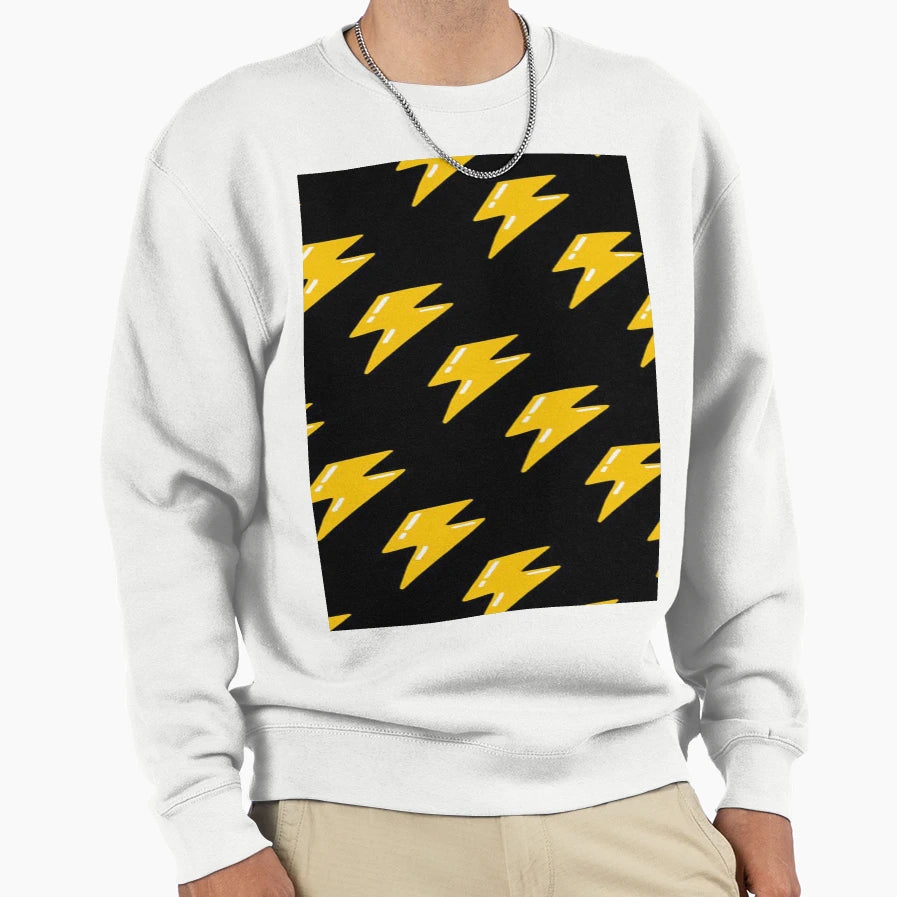 Lightning Wallpaper Sweatshirt - Graphic Print Men Women - T-Shirt, Sweatshirt, Hoodie