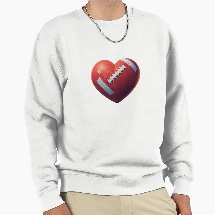 Football Love Sweatshirt - Custom Art Print Unisex - T-Shirt, Sweatshirt, Hoodie