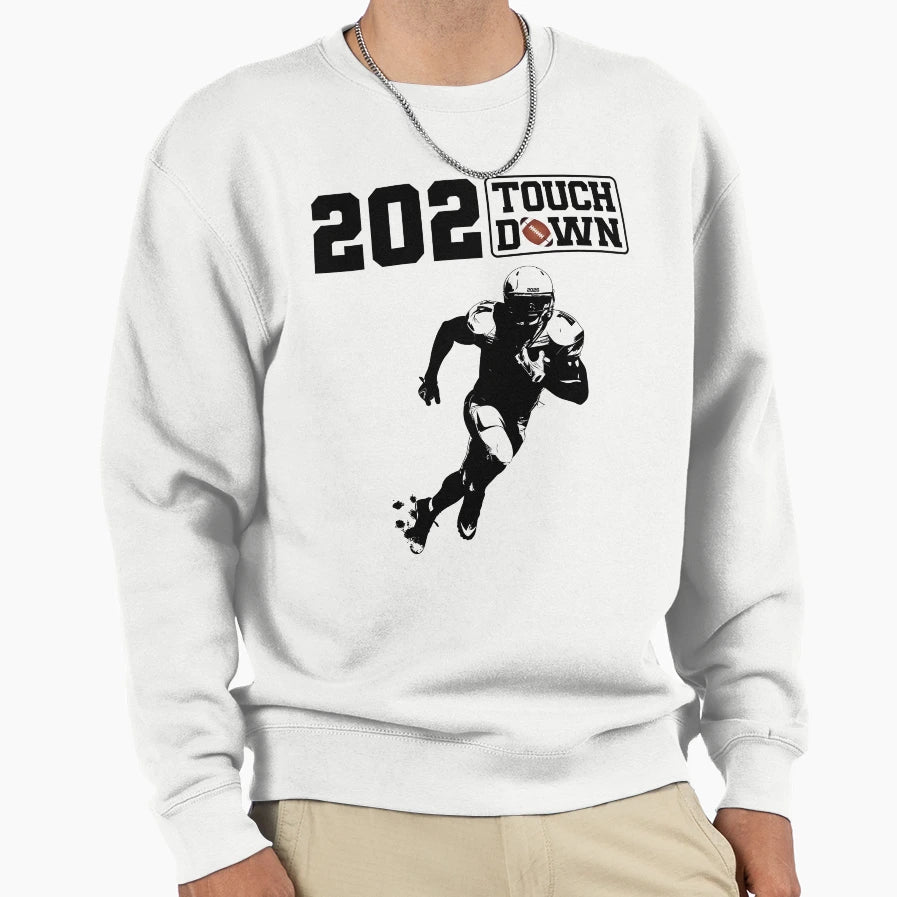 Funny 202 Touchdown 2026 New Year Game Sweatshirt - Novelty Apparel Unisex - T-Shirt, Sweatshirt, Hoodie