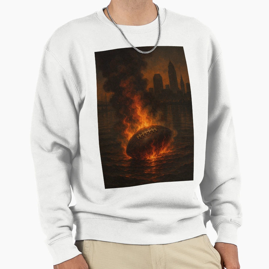 Cleveland Football V4 Sweatshirt - Novelty Apparel for Adults - T-Shirt, Sweatshirt, Hoodie