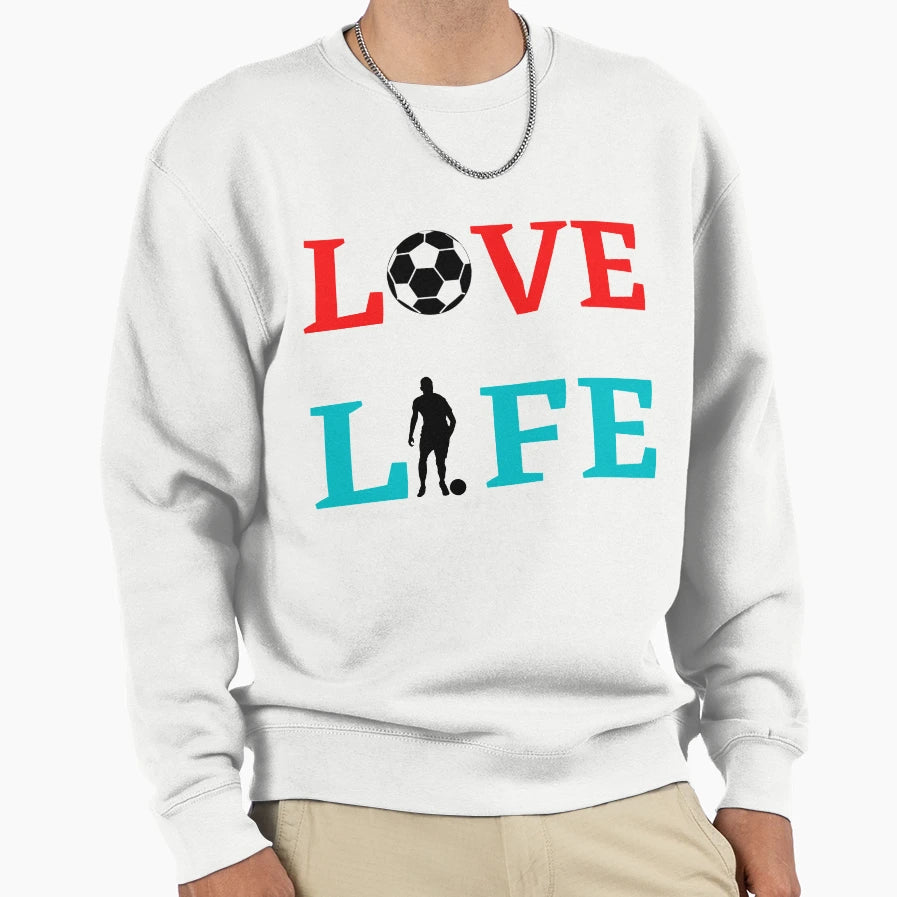 Love Football Sweatshirt - Fun Novelty Design Unisex - T-Shirt, Sweatshirt, Hoodie