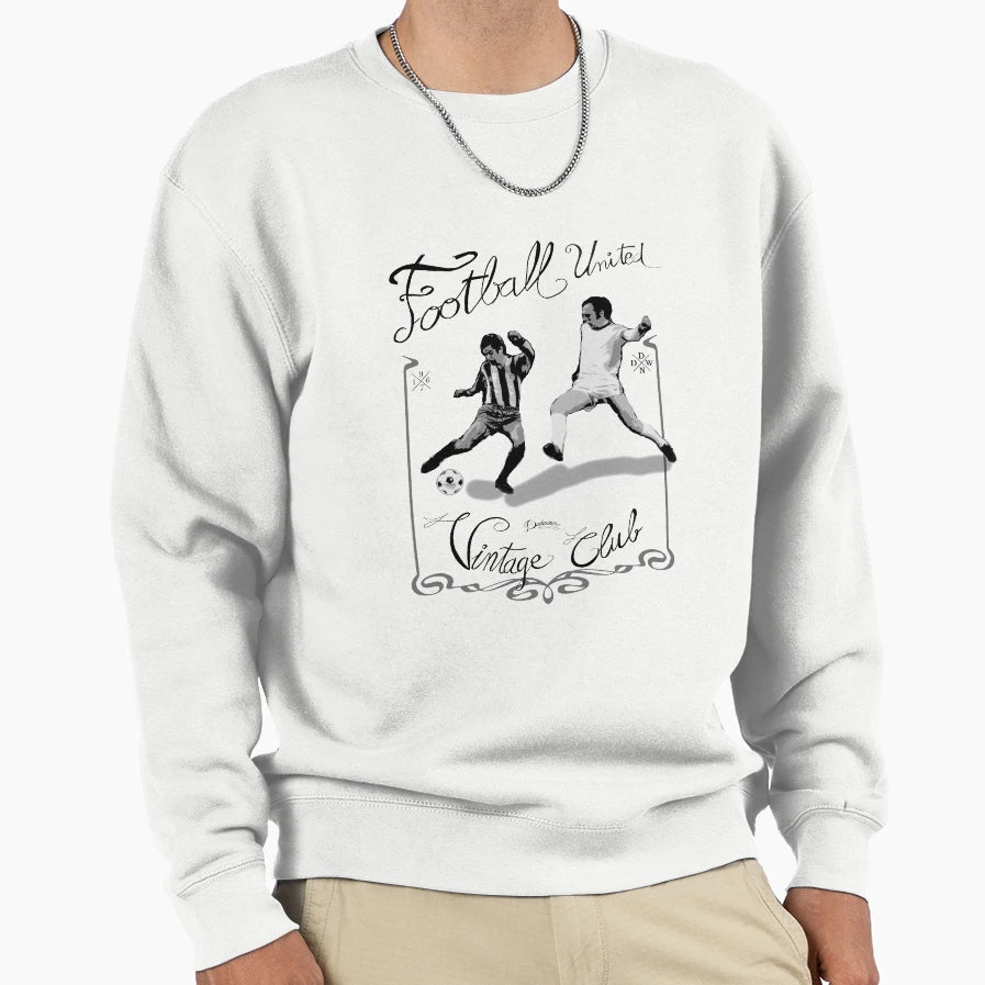 Soccer Or Football Club Sweatshirt - Aesthetic Graphic Men Women - T-Shirt, Sweatshirt, Hoodie