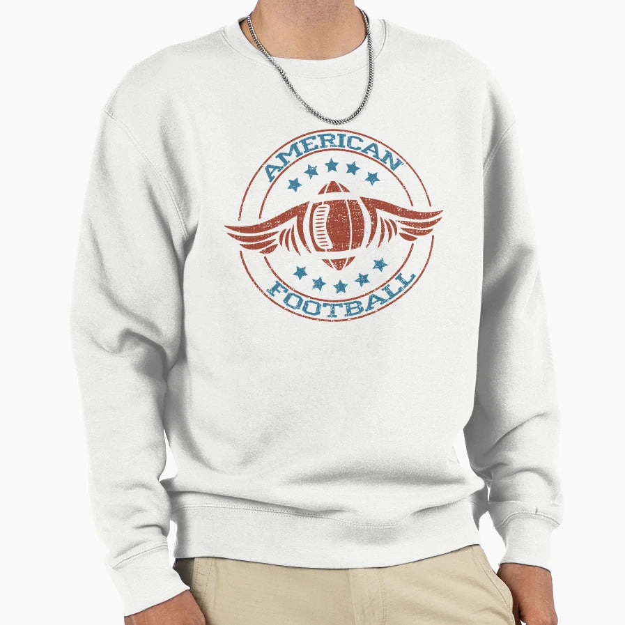 American Football Sweatshirt - Casual Everyday Wear for Adults - T-Shirt, Sweatshirt, Hoodie