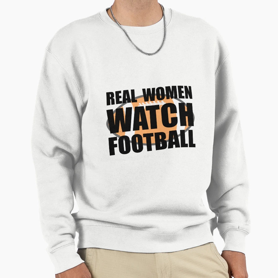 Real Football Sweatshirt - Custom Art Print Men Women - T-Shirt, Sweatshirt, Hoodie
