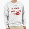 Beer Plus Football Sweatshirt - Aesthetic Graphic Unisex - T-Shirt, Sweatshirt, Hoodie