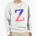 Zeta Symbol American Flag Sweatshirt - Novelty Apparel Men Women - T-Shirt, Sweatshirt, Hoodie