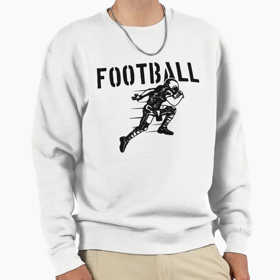 Football Sweatshirt - Trendy Graphic for Adults - T-Shirt, Sweatshirt, Hoodie