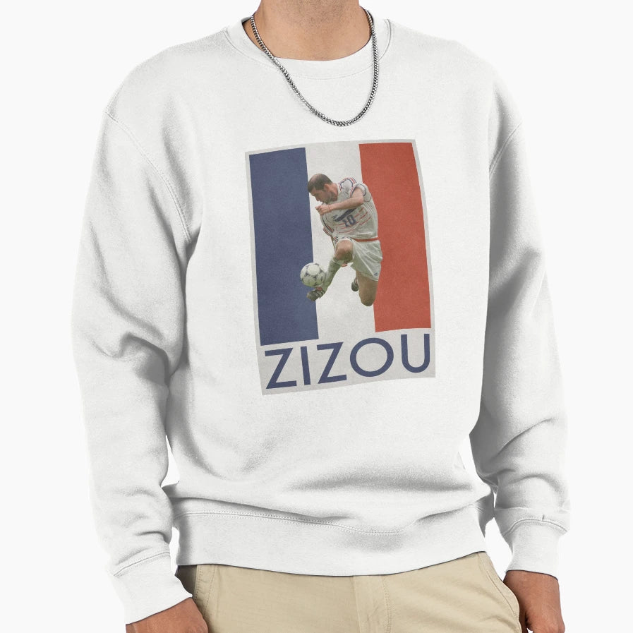 Football Zidane Sweatshirt - Trendy Graphic Unisex - T-Shirt, Sweatshirt, Hoodie