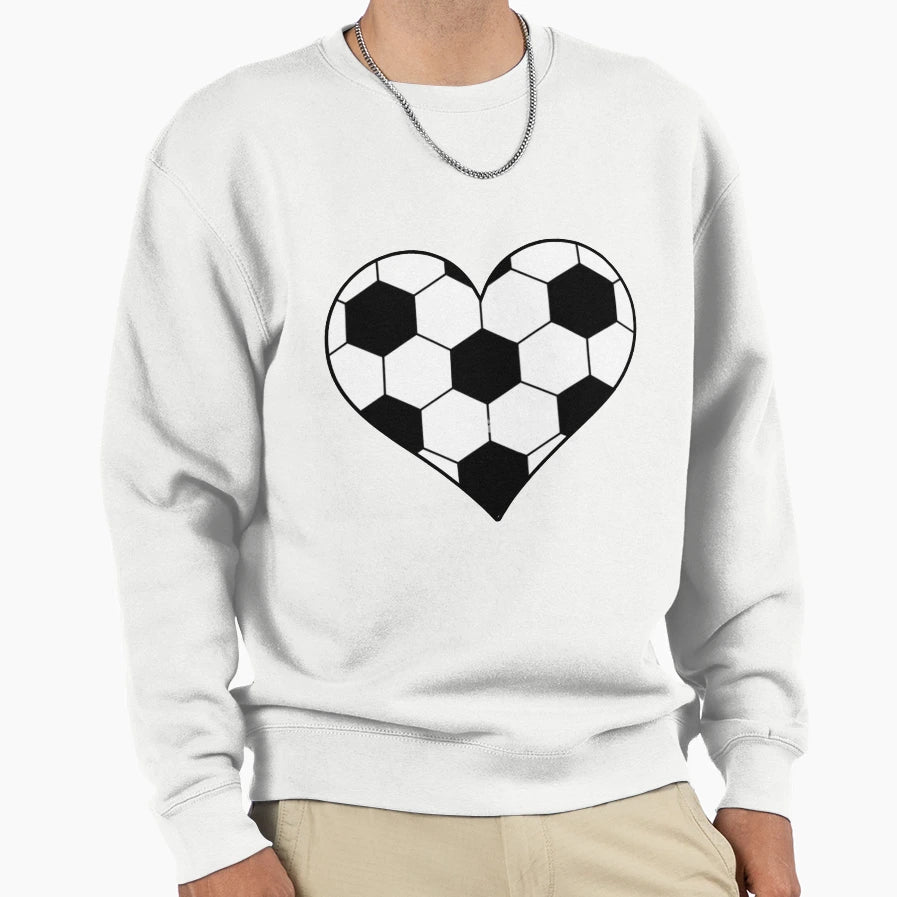 Soccer Love Sweatshirt - Aesthetic Graphic Unisex - T-Shirt, Sweatshirt, Hoodie
