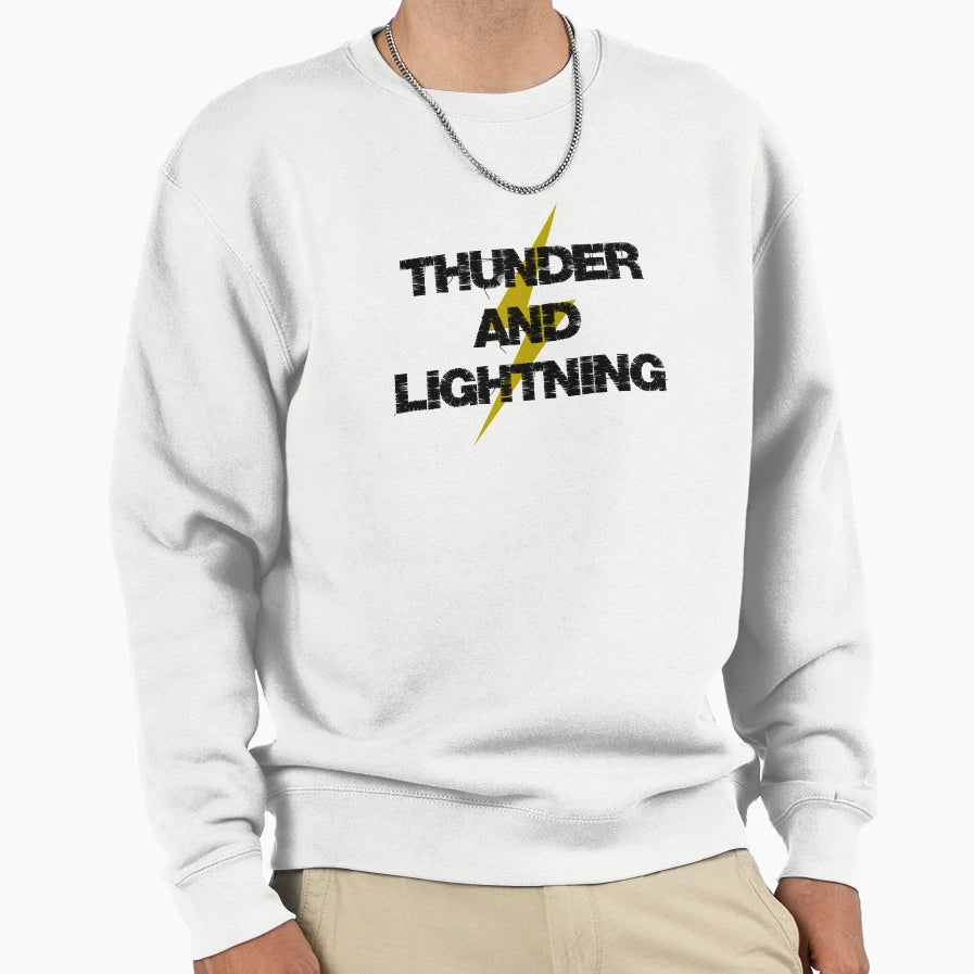 Thunder And Lightning Sweatshirt - Custom Art Print Unisex - T-Shirt, Sweatshirt, Hoodie