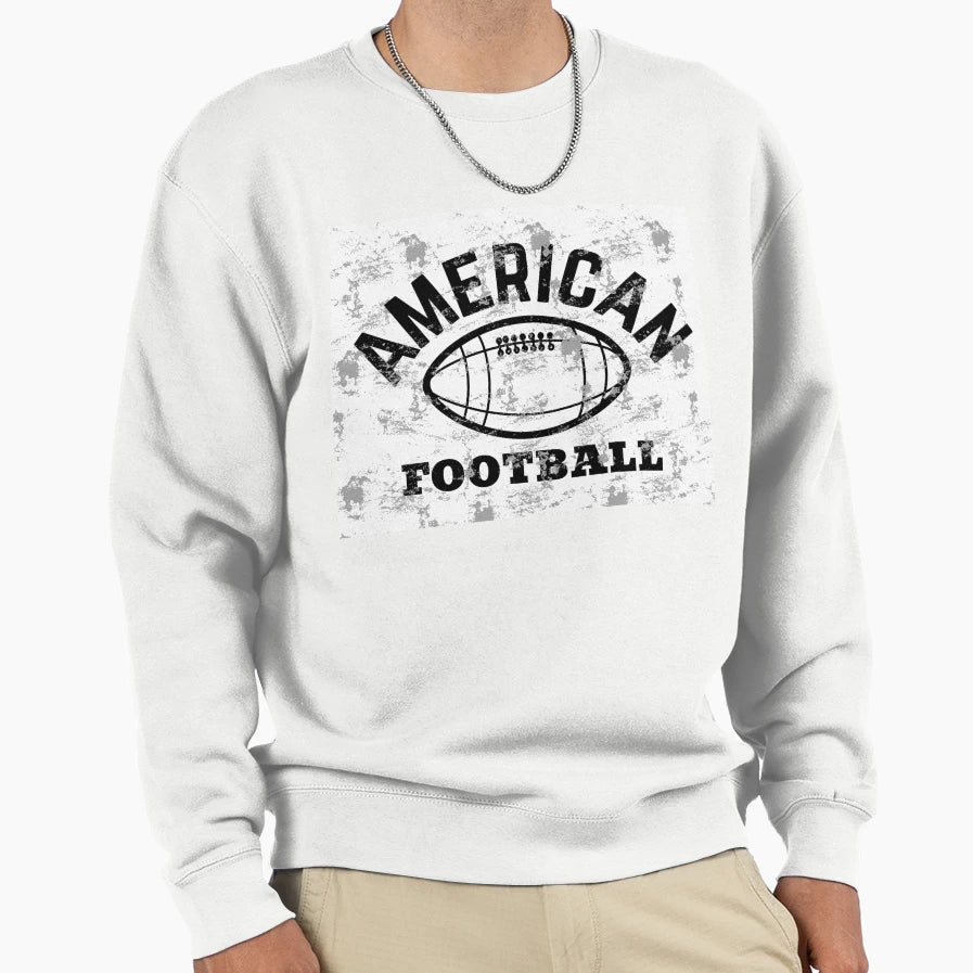 American Football Football Sweatshirt - Aesthetic Graphic for Adults - T-Shirt, Sweatshirt, Hoodie
