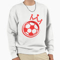 Football Red Crown 2 Ball Sweatshirt - Casual Everyday Wear Men Women - T-Shirt, Sweatshirt, Hoodie