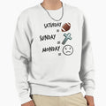 Like Football Love Jesus Hate Sweatshirt - Fun Novelty Design for Adults - T-Shirt, Sweatshirt, Hoodie