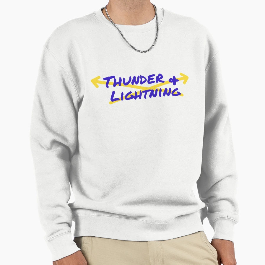 Thunder Lightning Sweatshirt - Unique Graphic Unisex - T-Shirt, Sweatshirt, Hoodie