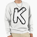 K Brush Capital Letter Initial Modern T-Shirt - Trendy Graphic Unisex - T-Shirt, Sweatshirt, Hoodie