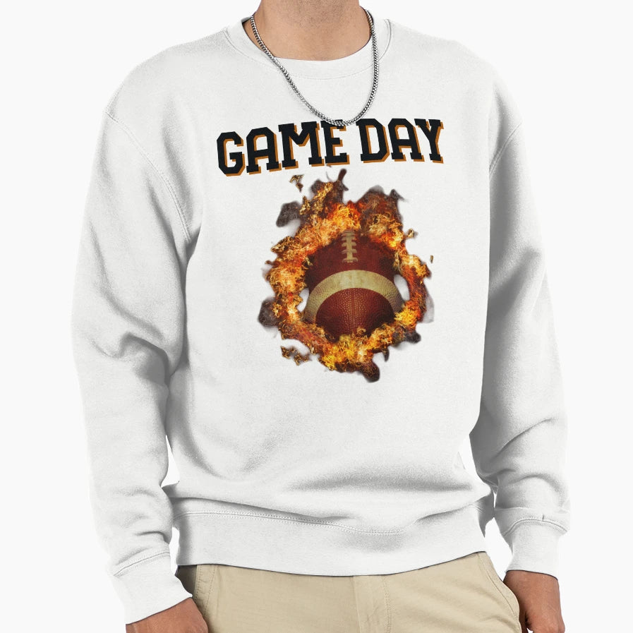 Game Day Football Sweatshirt - Fun Novelty Design Unisex - T-Shirt, Sweatshirt, Hoodie