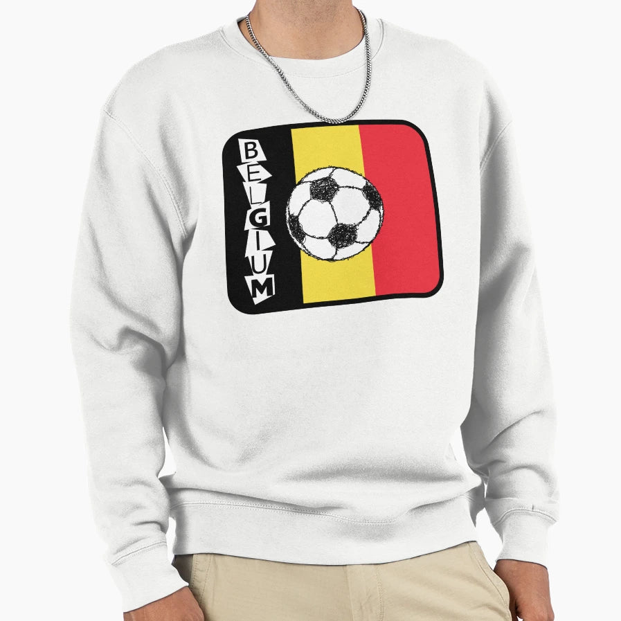 Belgium Football Sweatshirt - Fun Novelty Design Men Women - T-Shirt, Sweatshirt, Hoodie