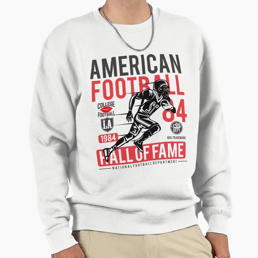 American Football Sweatshirt - Trendy Graphic Unisex - T-Shirt, Sweatshirt, Hoodie