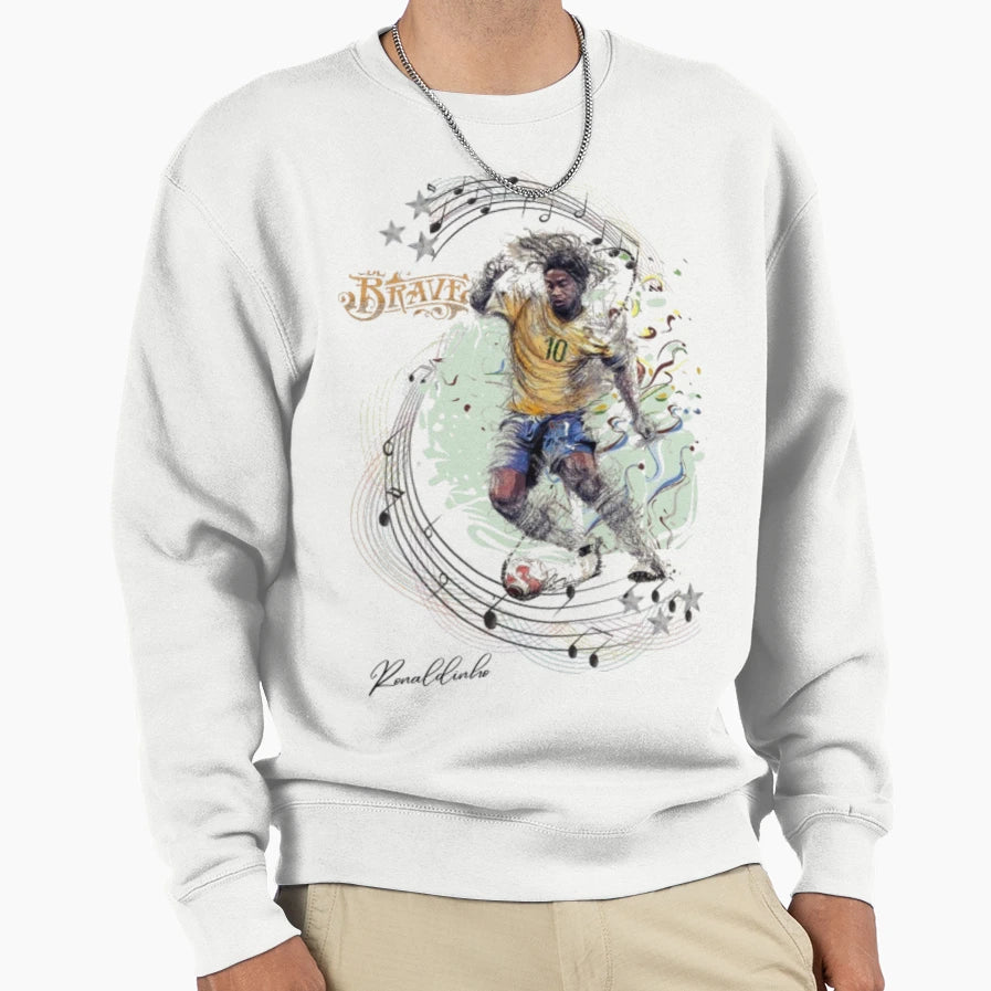 Ronaldinho Sweatshirt - Trendy Graphic for Adults - T-Shirt, Sweatshirt, Hoodie