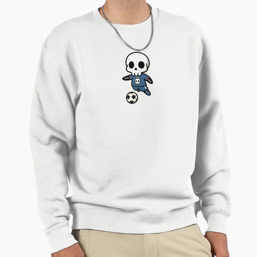 Doodle Death Playing Soccer Sweatshirt - Casual Everyday Wear for Adults - T-Shirt, Sweatshirt, Hoodie