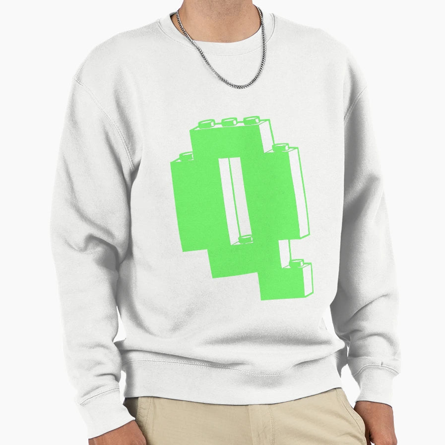 Letter Q Sweatshirt - Minimalist Print Unisex - T-Shirt, Sweatshirt, Hoodie
