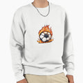 Soccer Ball Fire Sweatshirt - Custom Art Print Men Women - T-Shirt, Sweatshirt, Hoodie