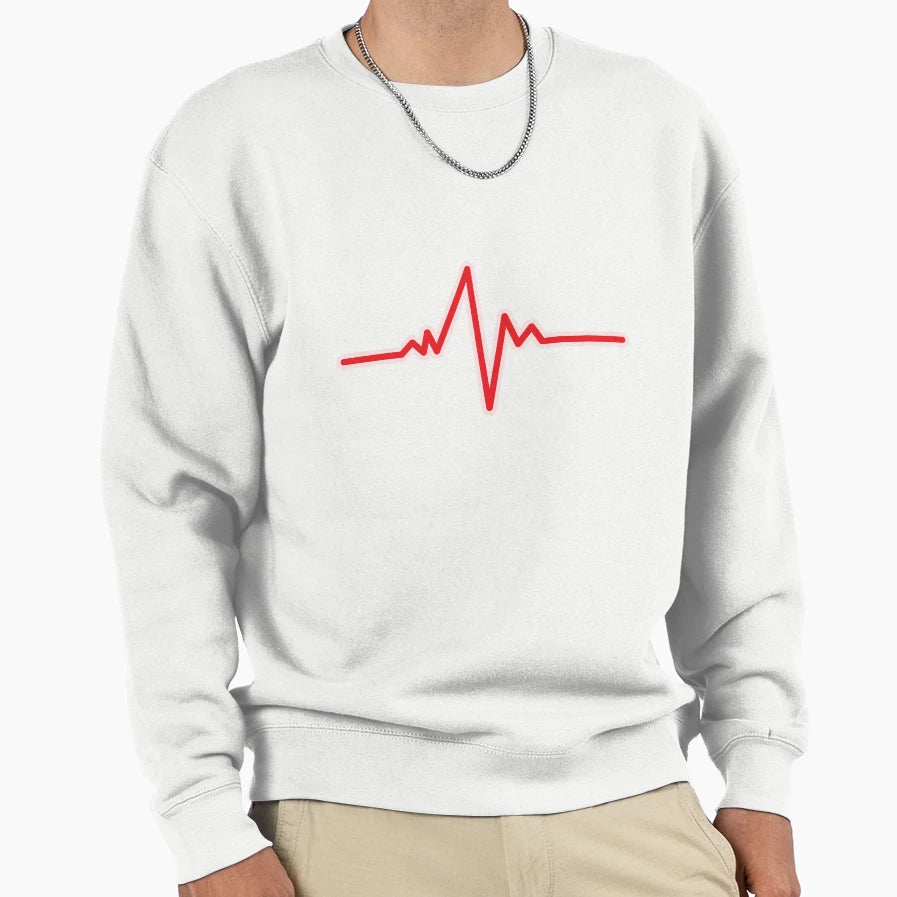 Heartbeat Sweatshirt - Streetwear Style Unisex - T-Shirt, Sweatshirt, Hoodie