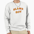 Flame Fire Text Sweatshirt - Streetwear Style Unisex - T-Shirt, Sweatshirt, Hoodie