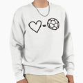 Love Equals Football Sweatshirt - Trendy Graphic Unisex - T-Shirt, Sweatshirt, Hoodie