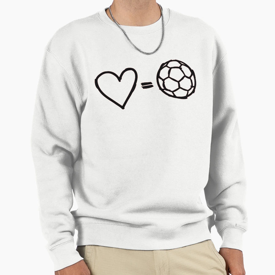 Love Equals Football Sweatshirt - Trendy Graphic Unisex - T-Shirt, Sweatshirt, Hoodie