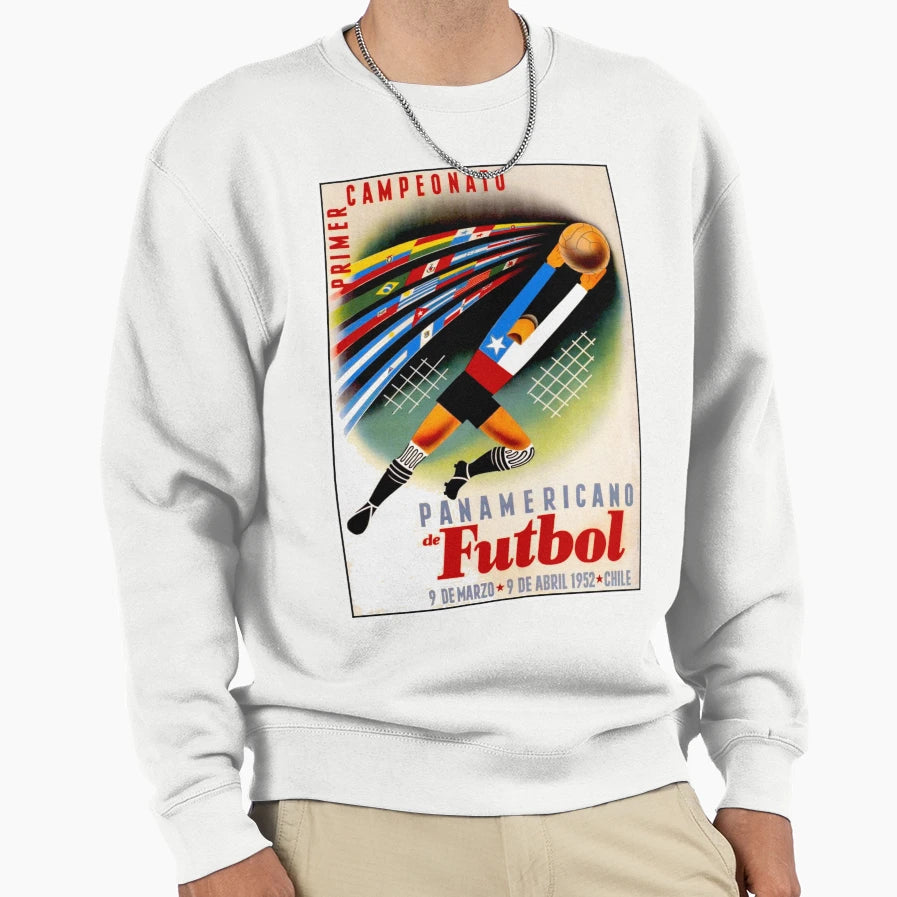Panamerican Soccer Futbol Sweatshirt - Minimalist Print for Adults - T-Shirt, Sweatshirt, Hoodie