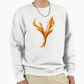 Golden Flame Letter Y Luxury Sweatshirt - Casual Everyday Wear for Adults - T-Shirt, Sweatshirt, Hoodie
