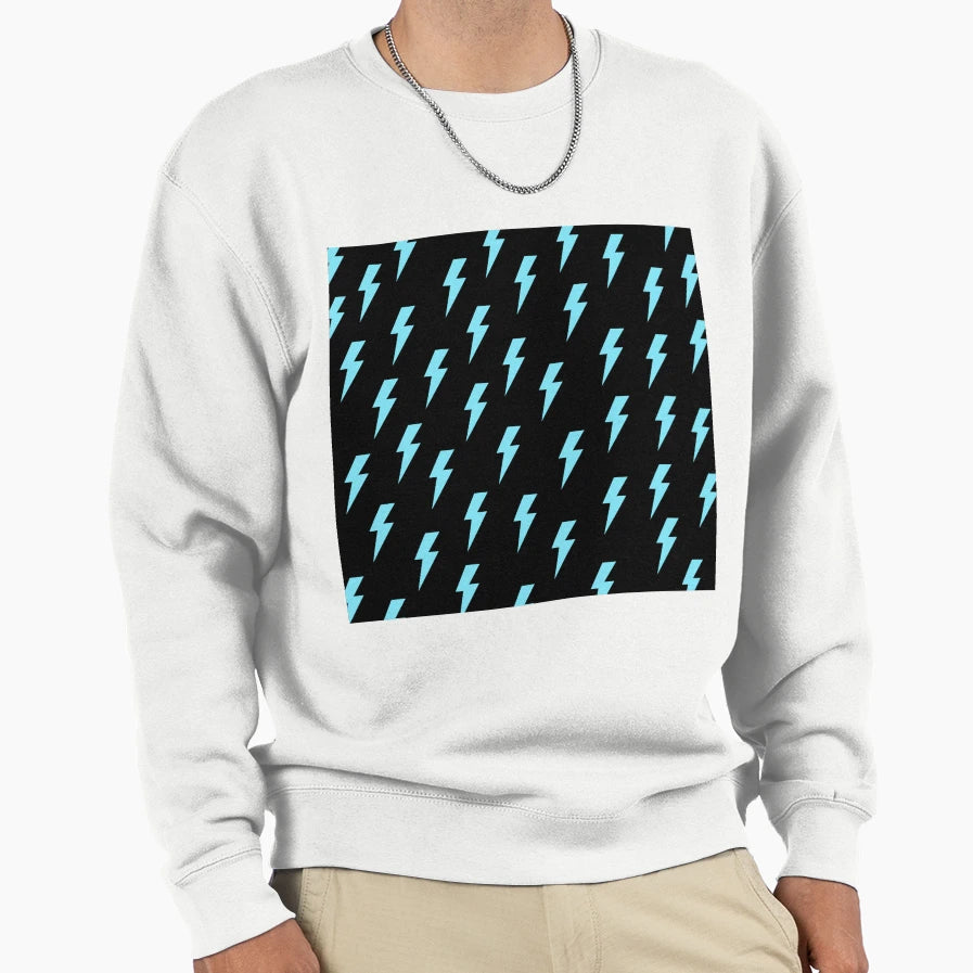 Lighting Pattern Sweatshirt - Casual Everyday Wear Unisex - T-Shirt, Sweatshirt, Hoodie