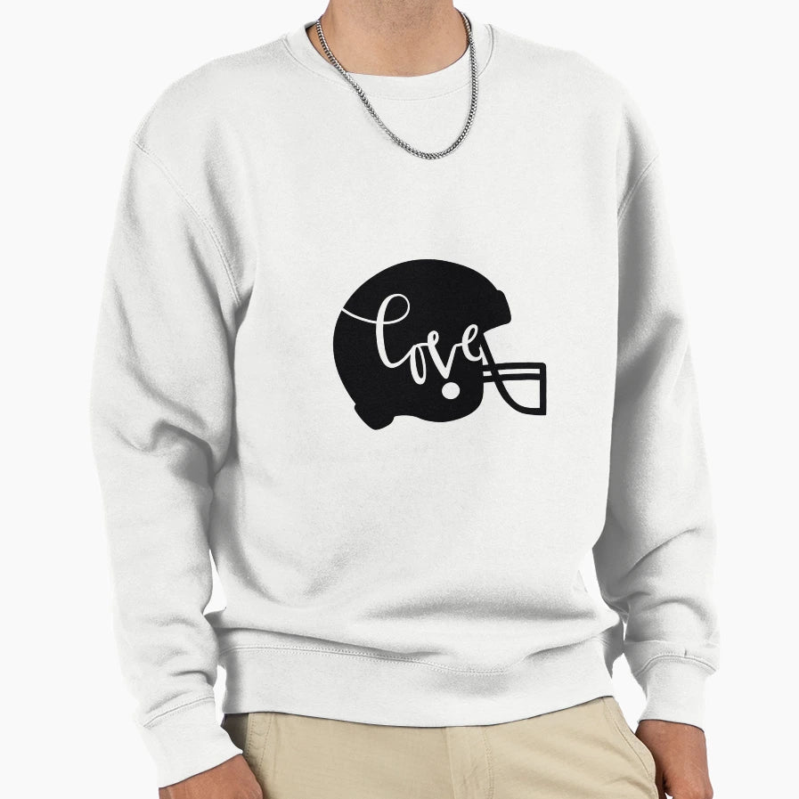 Love Football Baseball American Sweatshirt - Trendy Graphic Men Women - T-Shirt, Sweatshirt, Hoodie