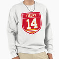 Theoren Fleury Calgary 14 Emblem Sweatshirt - Fun Novelty Design Unisex - T-Shirt, Sweatshirt, Hoodie