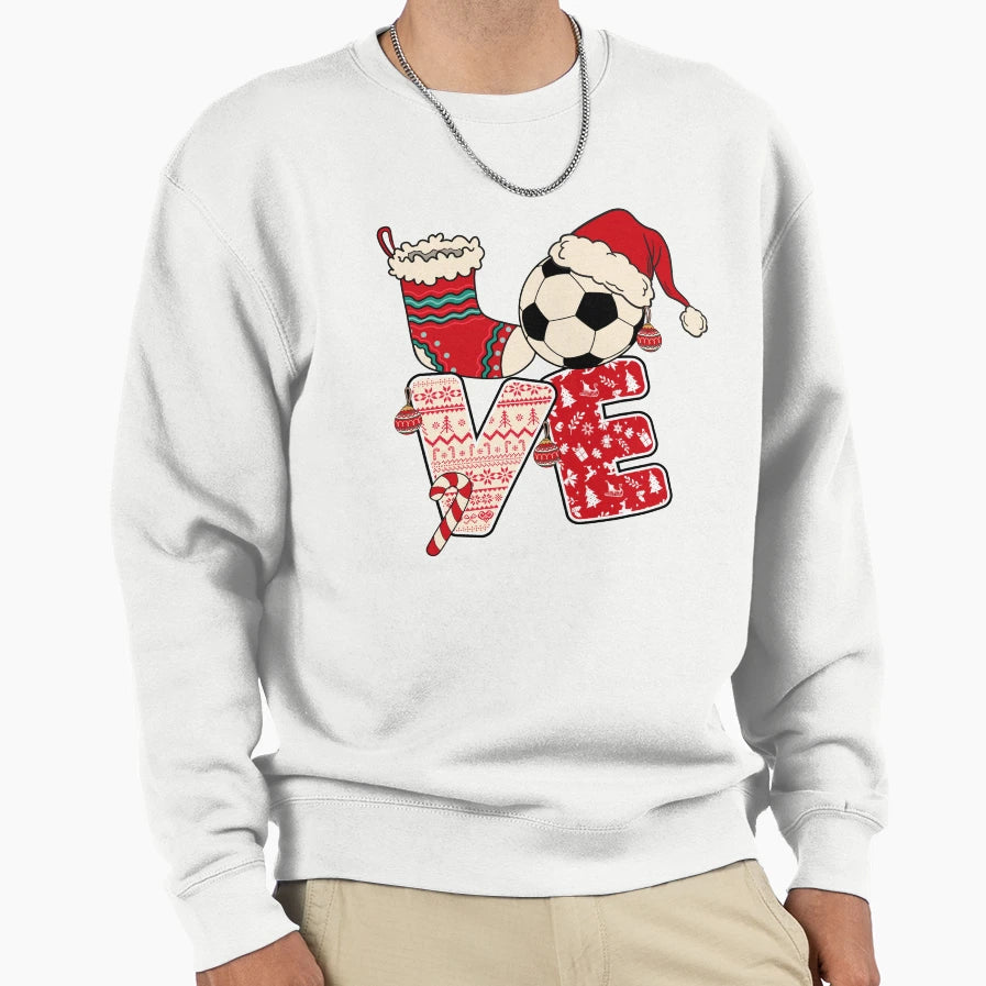 Love Actually Soccer Lover Sweatshirt - Aesthetic Graphic Unisex - T-Shirt, Sweatshirt, Hoodie