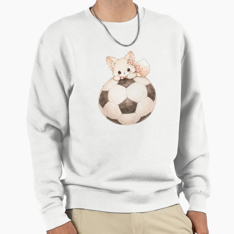Tinia Bunny Fox Soccer Sweatshirt - Aesthetic Graphic Men Women - T-Shirt, Sweatshirt, Hoodie