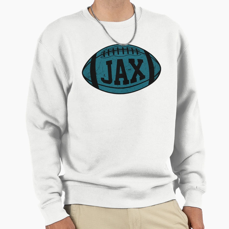 Jax Football Black T-Shirt - Minimalist Print Men Women - T-Shirt, Sweatshirt, Hoodie