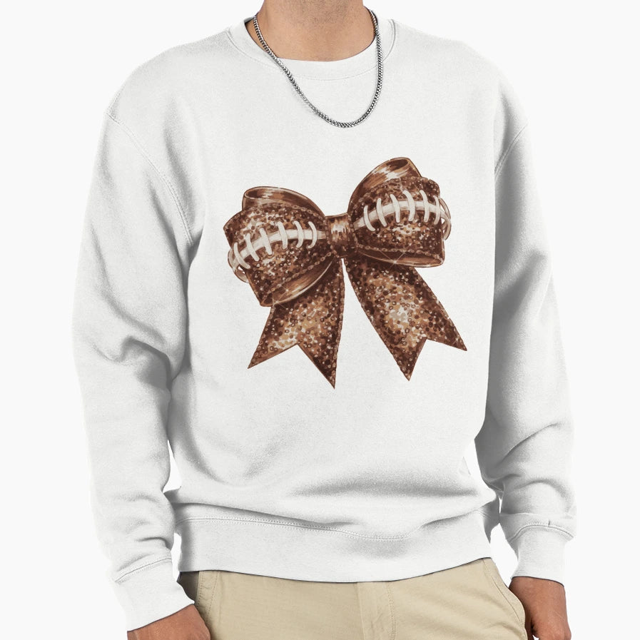 Coquette Sports Bow Girly Sports Bows Sweatshirt - Unique Graphic Unisex - T-Shirt, Sweatshirt, Hoodie