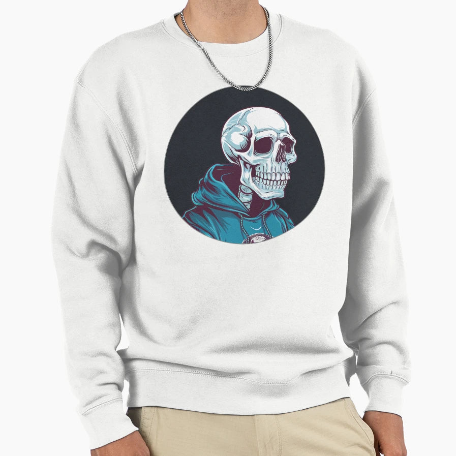 Hood Skeleton Sweatshirt - Graphic Print Men Women - T-Shirt, Sweatshirt, Hoodie