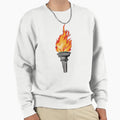 Olympic Flame Burning Brightly Torch Sweatshirt - Trendy Graphic Men Women - T-Shirt, Sweatshirt, Hoodie