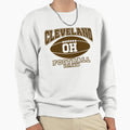Cleveland Football Team 2 Sweatshirt - Aesthetic Graphic Men Women - T-Shirt, Sweatshirt, Hoodie