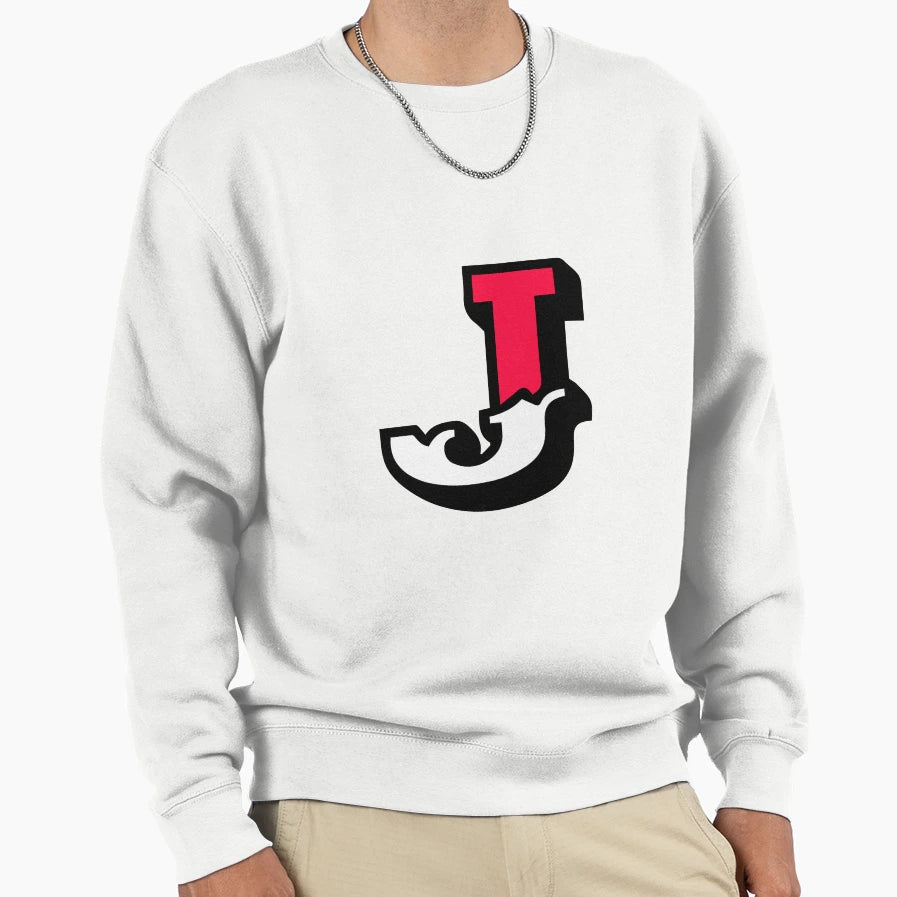 Monogram J Alphabet Scrapbooking Red Sweatshirt - Graphic Print Men Women - T-Shirt, Sweatshirt, Hoodie