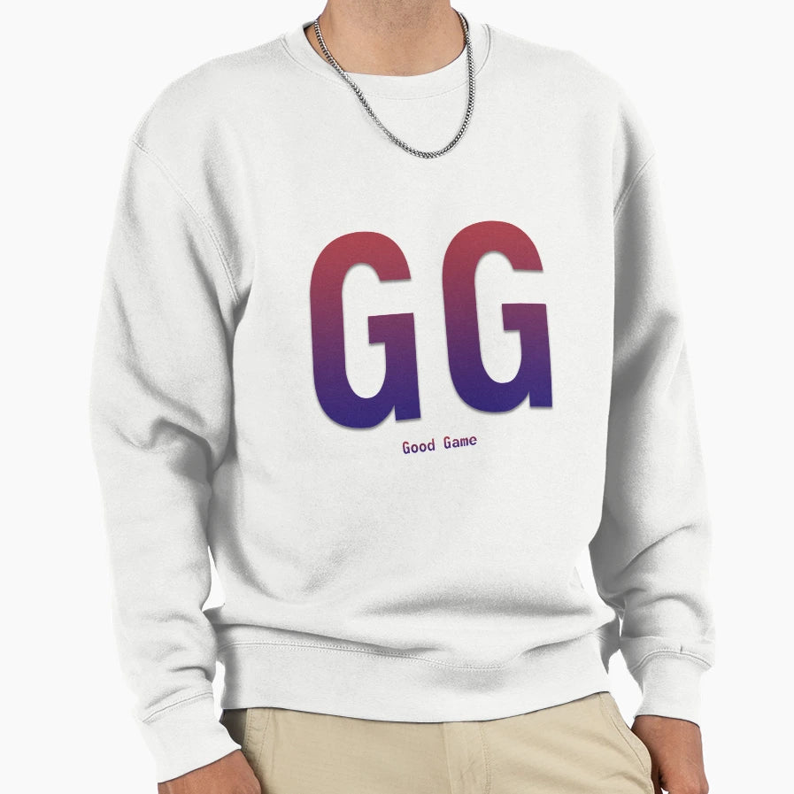 Slogan Gg Good Game Bodbeli Sweatshirt - Fun Novelty Design Men Women - T-Shirt, Sweatshirt, Hoodie