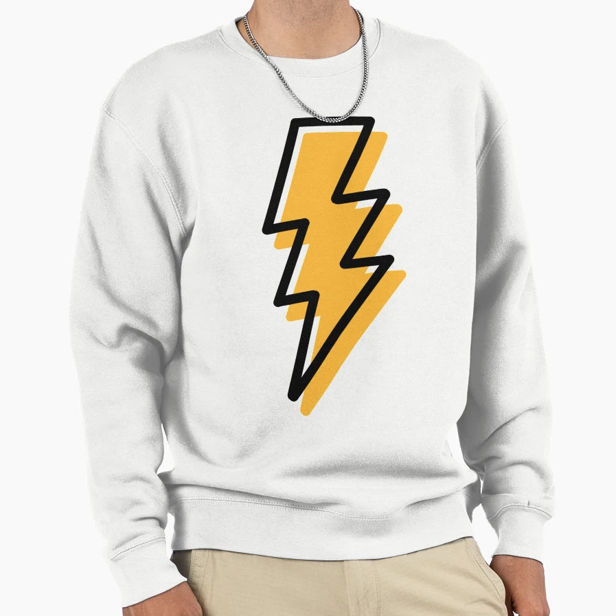 Lightening Sweatshirt - Minimalist Print for Adults - T-Shirt, Sweatshirt, Hoodie