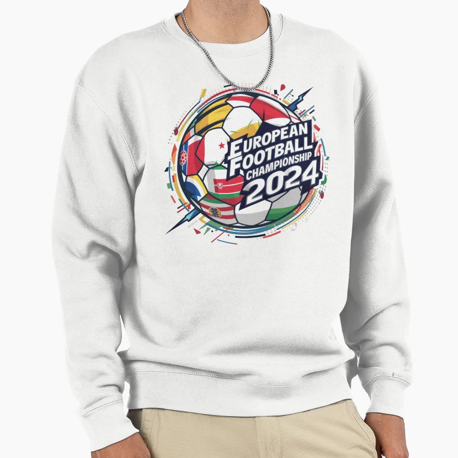 European Football Championship Sweatshirt - Graphic Print for Adults - T-Shirt, Sweatshirt, Hoodie