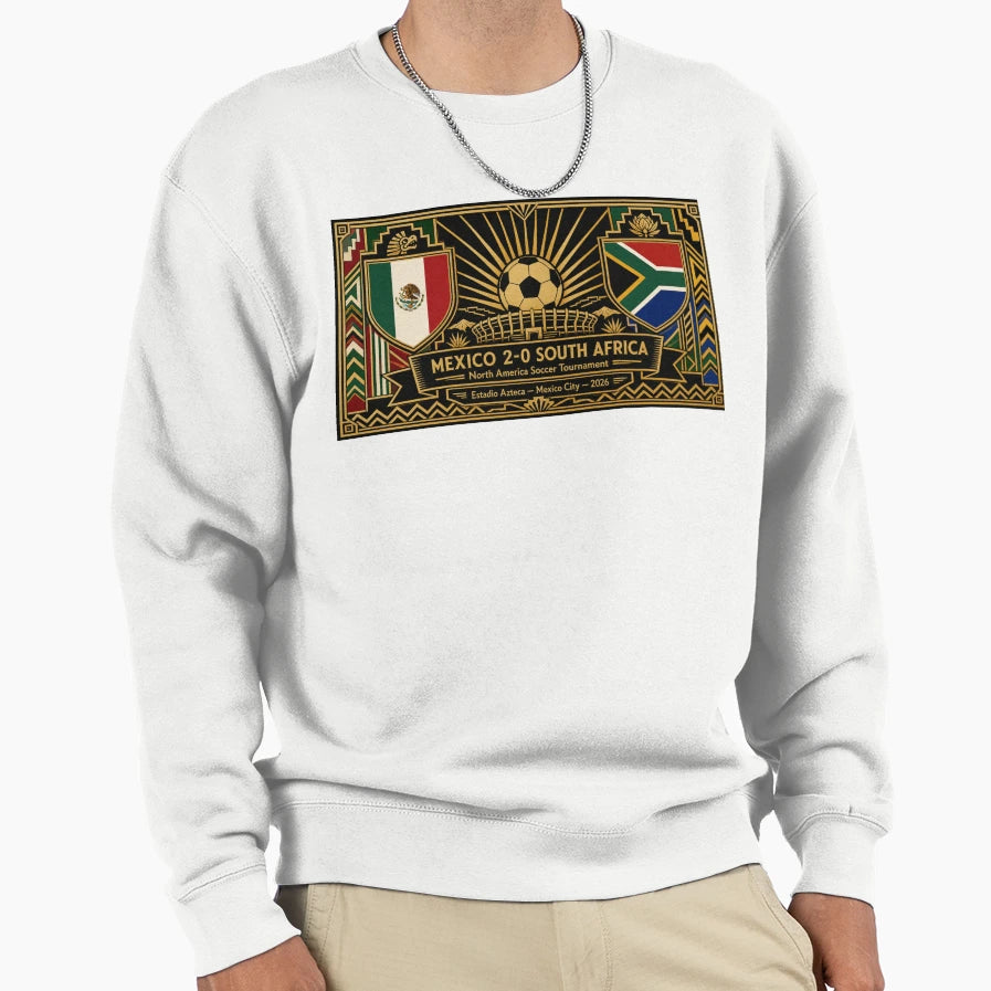 Deco Art Mexico Vs South Africa Sweatshirt - Streetwear Style Men Women - T-Shirt, Sweatshirt, Hoodie