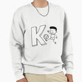 Illustration Kick Beside Letter K Sweatshirt - Custom Art Print Men Women - T-Shirt, Sweatshirt, Hoodie