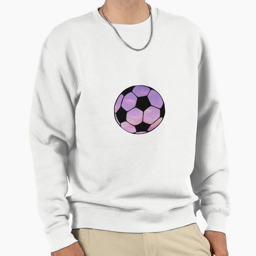 Sunset Soccer Ball Sweatshirt - Unique Graphic Men Women - T-Shirt, Sweatshirt, Hoodie